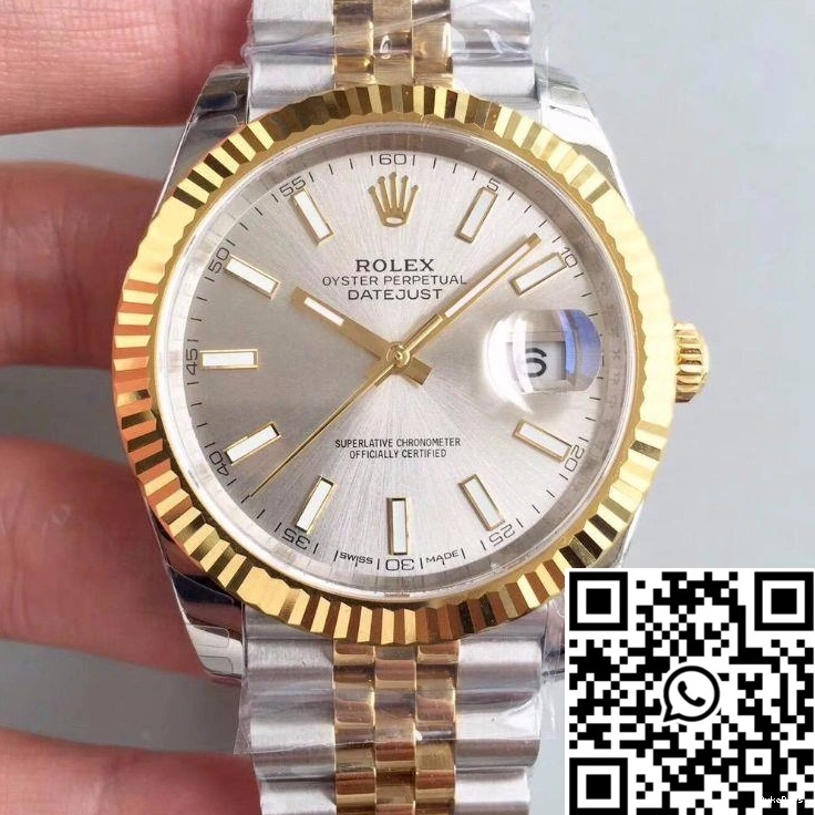 Datejust M126333-0004 EW Factory Dial Rhodium Rolex II 0201